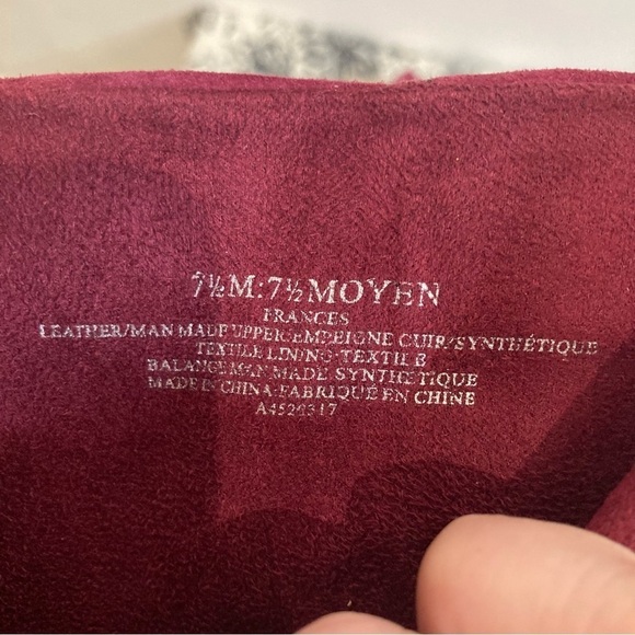 IMNYC  Sz 7.5 Isaac Mizrahi Suede w/ Gold Accent Stacked Heel Frances Booties - Picture 10 of 14